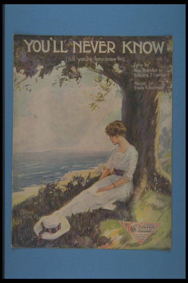 305094 You'll Never Know, Copyright 1920 A4 Photo Print