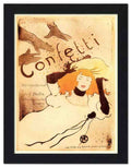 306 confetti toulouse lautrec 1893 2 Vintage Advert A4 Photo Print