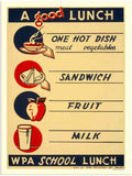 307E A Good Lunch Vintage Advert A4 Photo Print