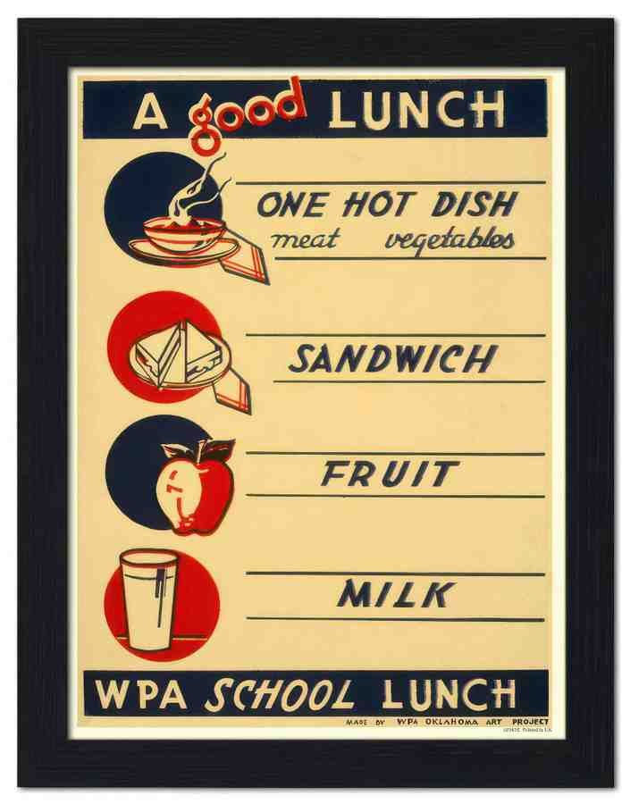307E a good lunch 2 Vintage Advert A4 Photo Print