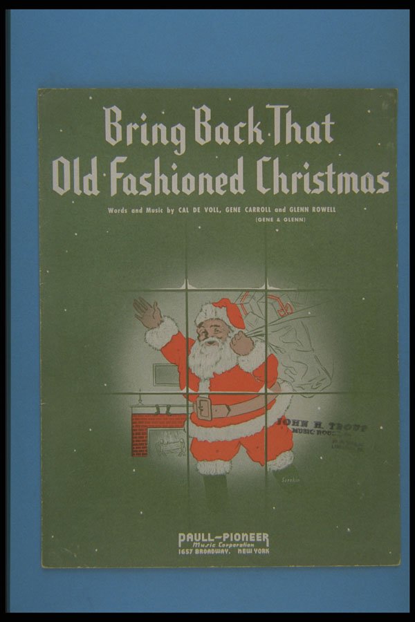 308001 Bring Back That Old Fashioned Christmas, 1939 A4 Photo Print