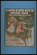 308005 I'd Rather Be Kissed 'Neath The Mistletoe Bough, 1913 A4 Photo Print