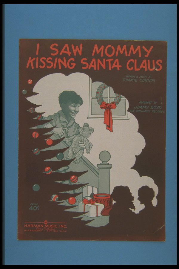 308007 I Saw Mommy Kissing Santa Claus, 1952 A4 Photo Print