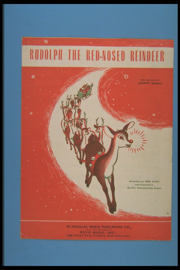 308008 Rudolph The Red Nosed Reindeer, 1949 A4 Photo Print