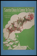 308009 Santa Claus Is Comin' To Town, 1934 A4 Photo Print