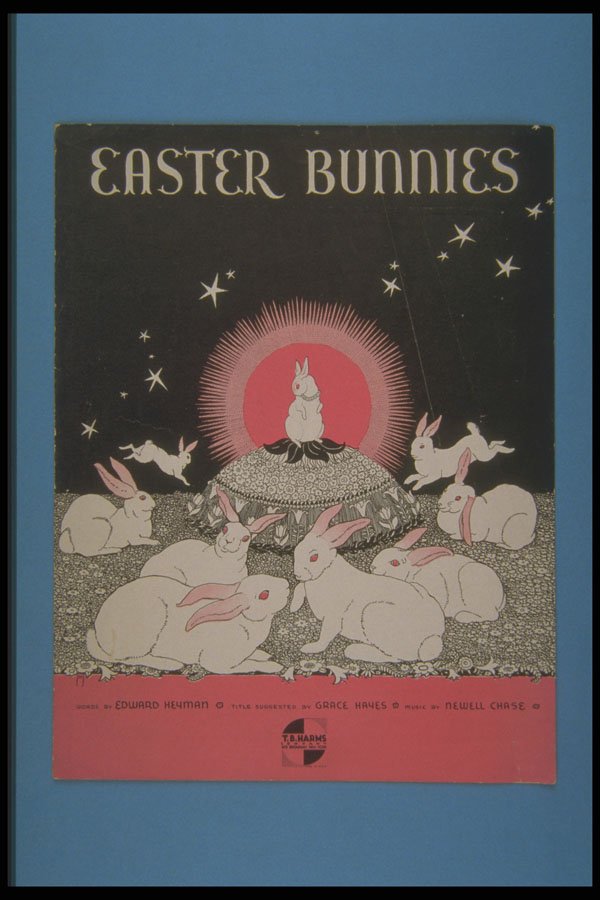 308016 Easter Bunnies, 1935 A4 Photo Print