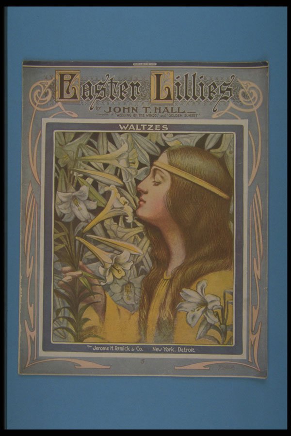 308018 Easter Lilies, 1909 A4 Photo Print