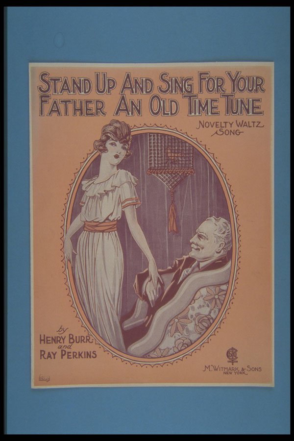308030 Stand Up And Sing For Your Father An Old Time Tune A4 Photo Print
