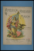 308032 America Forever March, 1898 A4 Photo Print