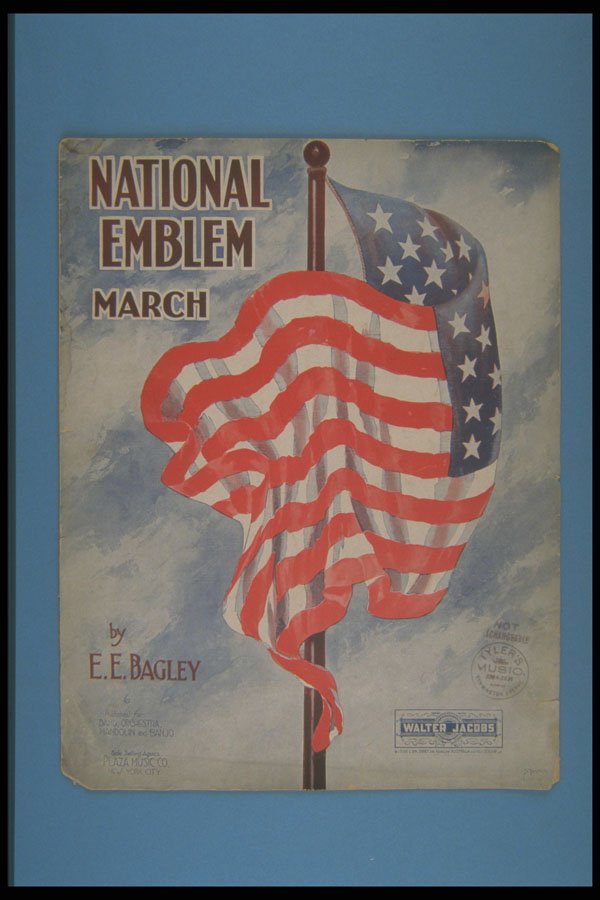 308034 National Emblem March, 1911 A4 Photo Print
