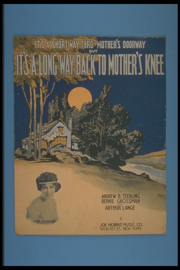 308054 It's A Long Way Back To Mother's Knee, 1917 A4 Photo Print