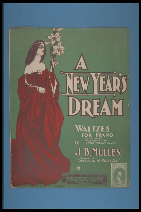 308063 A New Year's Dream, 1900 A4 Photo Print