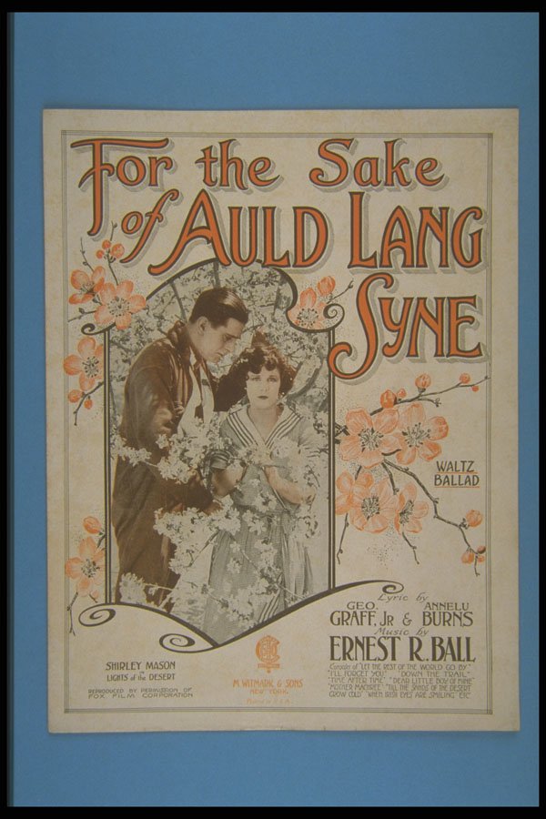 308064 For The Sake Of Auld Lang Syne, 1922 A4 Photo Print