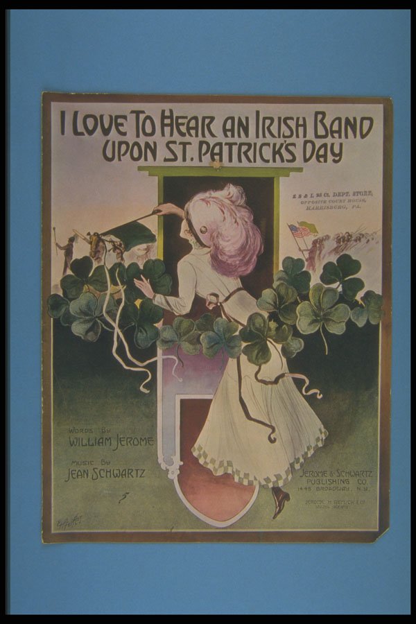 308073 I Love To Hear An Irish Band Upon St. Patrick's Day A4 Photo Print