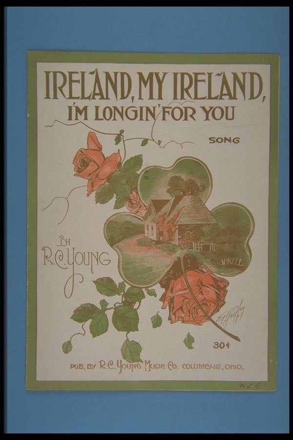 308074 Ireland, My Ireland, I'm Longin' For You, 1919 A4 Photo Print