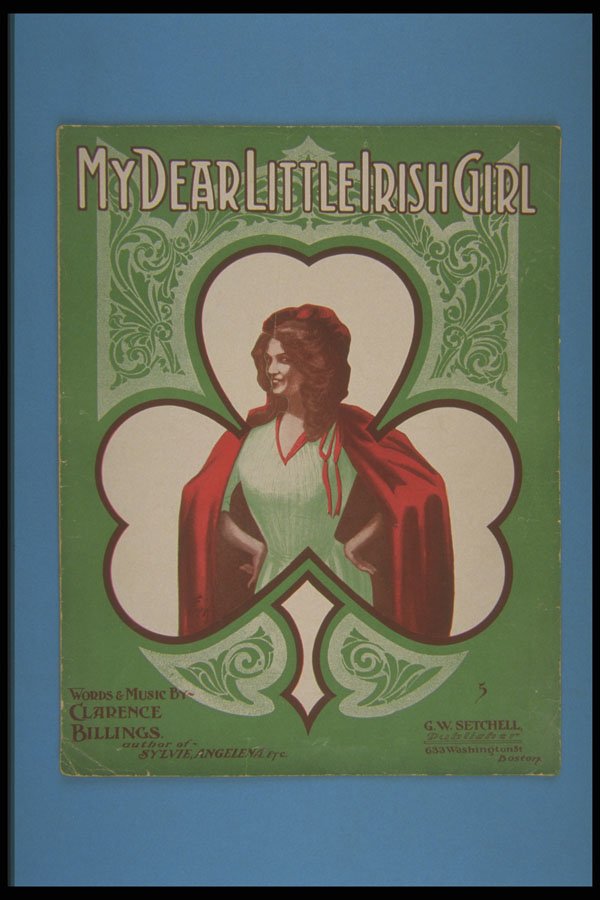 308076 My Dear Little Irish Girl, 1907 A4 Photo Print