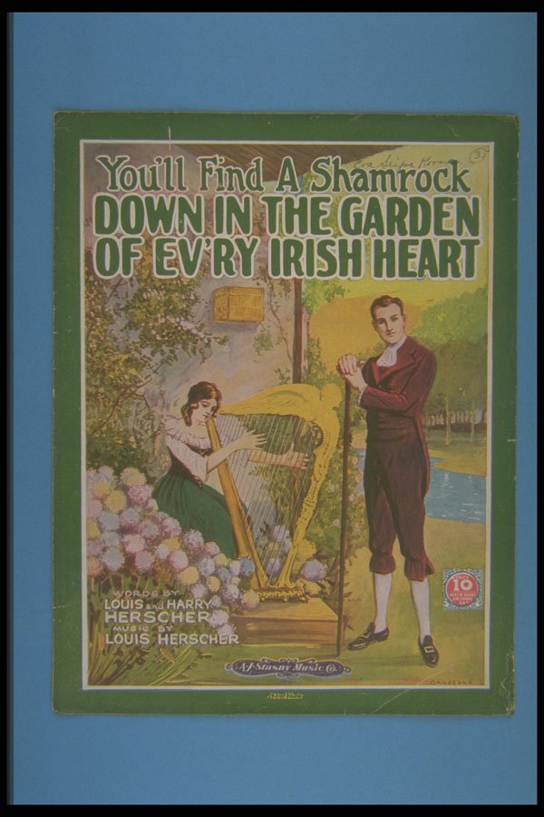 308082 You'll Find A Shamrock Down In The Garden ... A4 Photo Print