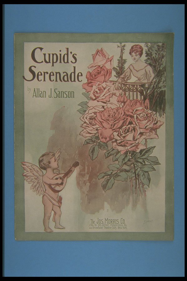 308086 Cupid's Serenade, 1906 A4 Photo Print