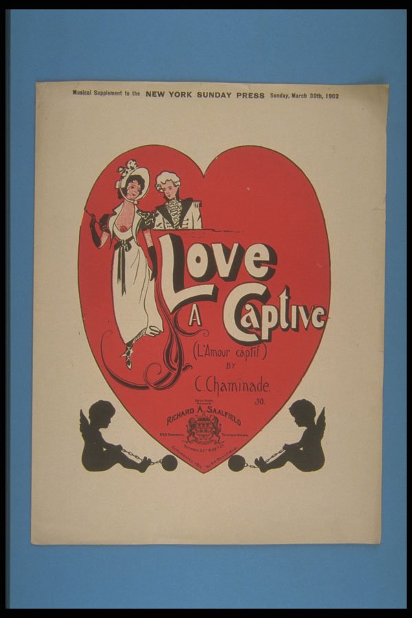 308091 Love A Captive, 1902 A4 Photo Print