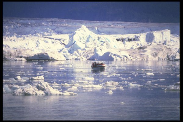 309014 Icebergs, Prince William Sound A4 Photo Print