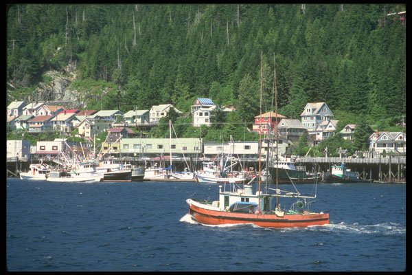 309047 Fishing Boat, Juneau Area A4 Photo Print