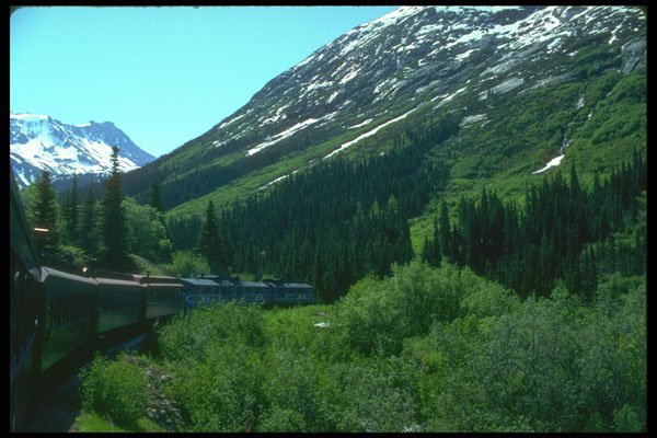 309055 Whitepass Railway A4 Photo Print