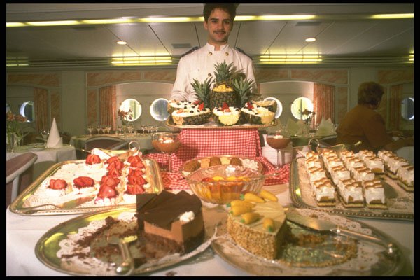 309069 Delicious Decadence, Cruise Ship A4 Photo Print