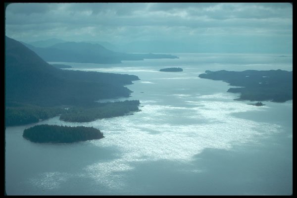 309080 Coastline Near Ketchikan A4 Photo Print
