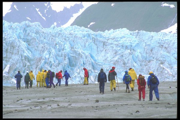 309090 Glacier Exploration, Walker Glacier A4 Photo Print