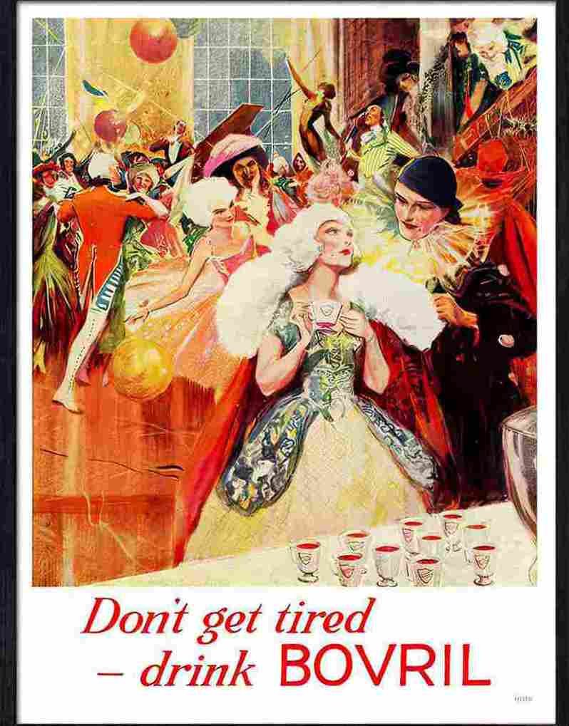 31 dont get tired drink bovril Advert A4 Photo Print