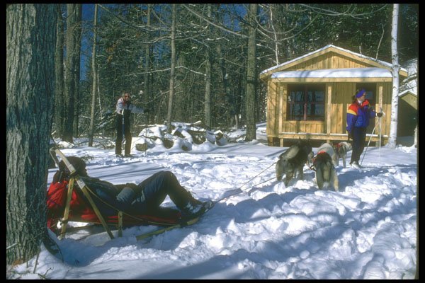 310097 Rest Stop At Cabin A4 Photo Print