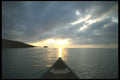 311091 Canoe, Sunset A4 Photo Print