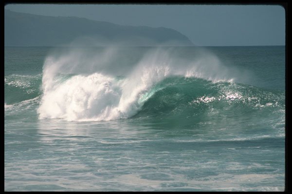 312016 Waimea Bay Point Oahu, Hawaii A4 Photo Print