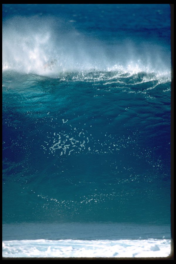 312019 North Shore Oahu Reef Break Large West Swell A4 Photo Print