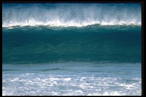 312039 Large Winter Swell, Water Shot La Jolla, California A4 Photo Print