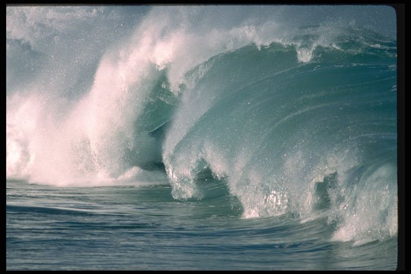 312057 Glassy Morning California Beach Break A4 Photo Print