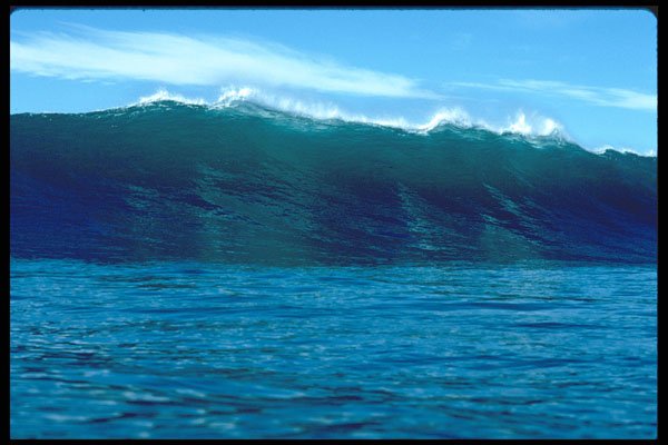 312063 Large Set Wave Mexican Island Reef A4 Photo Print