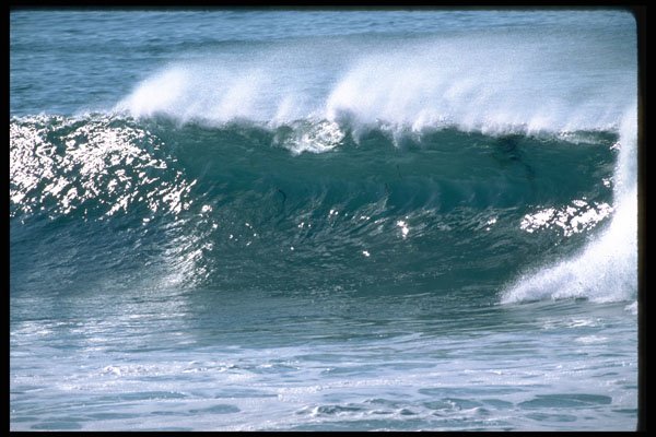 312069 Winter Swell La Jolla Reef Watershot A4 Photo Print