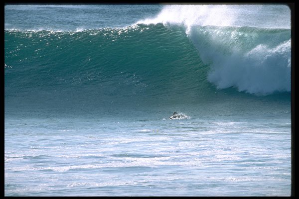 312086 Large Winter Swell Left Hander, California A4 Photo Print