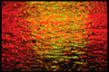 313010 Red & Green Neon Light Reflected On Wet Asphalt A4 Photo Print