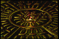313025 Yellow Traffic Light Reflection On Wet Manhole Cover A4 Photo Print