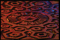 313057 Red Light Reflecting Off Wet Manhole Cover A4 Photo Print
