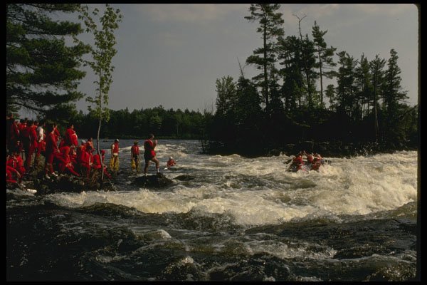315003 Paddle Rafts, Ottawa River A4 Photo Print