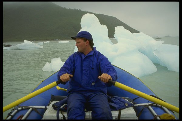 315005 Rafting Amongst Icebergs, Tatshenshini River A4 Photo Print