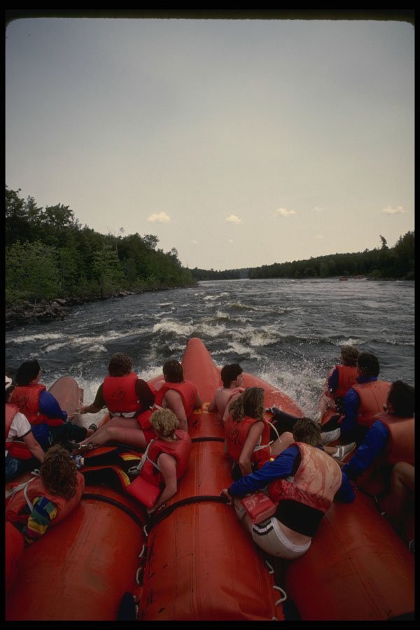 315013 Motor Rafts, Ottawa River A4 Photo Print