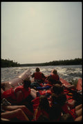 315014 Motor Rafts, Ottawa River A4 Photo Print