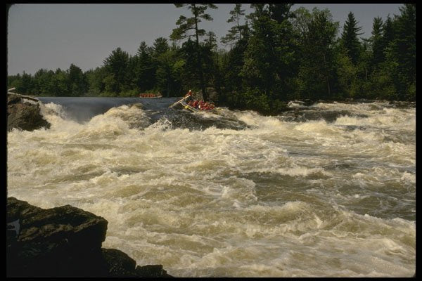 315016 Paddle Rafts, Ottawa River A4 Photo Print