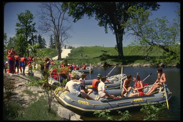 315026 Rafts, Beachburg, Ontario A4 Photo Print