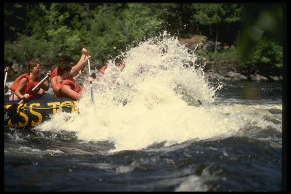 315037 Rafters In Standing Wave, Ottawa River A4 Photo Print