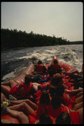 315038 Motor Raft, Ottawa River A4 Photo Print